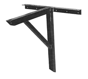 Klinger's Trading BCB2030 Cantilever Restaurant Table Base, 20x30, Black, 9-Gauge Angle Iron, 16-Gauge Steel Tubing