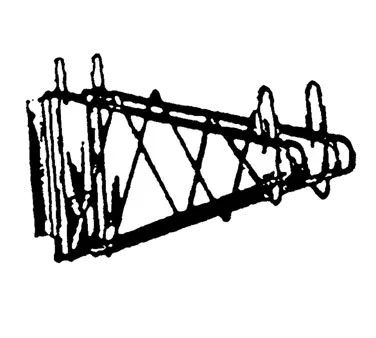 Klinger's Trading SDCHROME-24 Chrome Plated Double Wall Shelf Bracket, 24" Deep