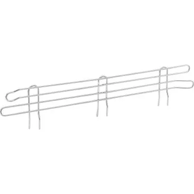 Klinger's Trading SLEDGE54-CHROME 54" Wide Chrome Shelf Ledge for Wire Shelves