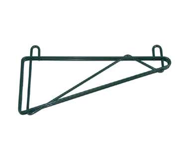 Klinger's Trading SS18-GREEN Single Wall Bracket, 18" Deep, Green Epoxy Finish