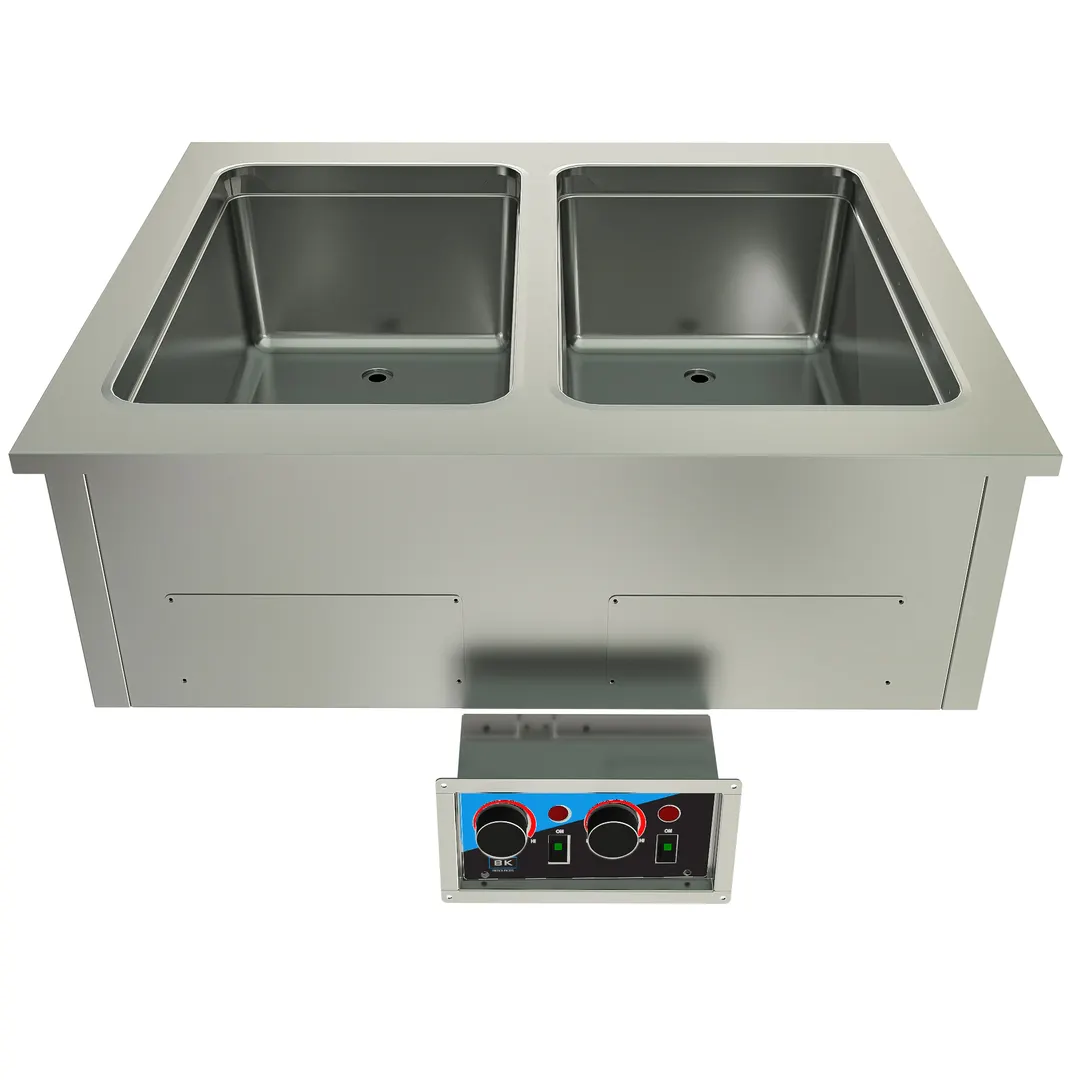 BK Resources E-HP-2 Electric Drop-In Hot Food Well Unit