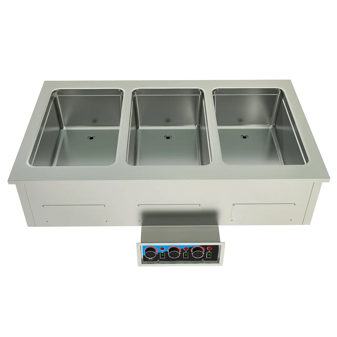 BK Resources E-HP-3 Electric Drop-In Hot Food Well Unit
