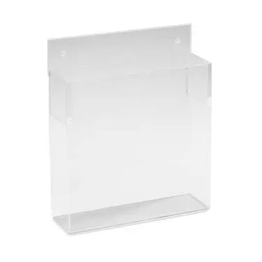 Cal-Mil 291 Clear Acrylic Wall Mount Menu Rack, 9-1/4W x 3D x 10H, Plastic