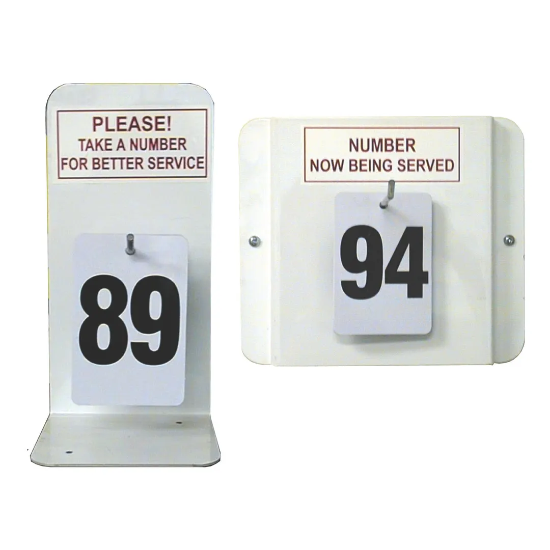 Omcan USA 13664 Customer Number System, 10x5 Counter Unit, 9x8 Wall Unit, 1-100 Tickets