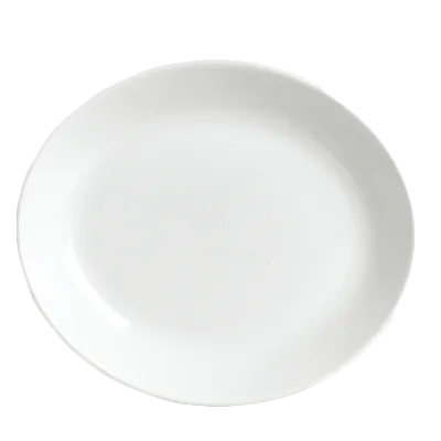 Steelite 11070573 Oval Taste Dish, 9" x 1.25", Vitrified China, Oven Safe to 530°F, Sold per Dozen