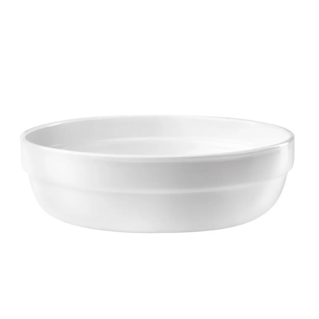 Steelite 49205Q967 Stacking Bowl, 7.625" White Round Opal Glass, 32 Oz, Sold per Dozen