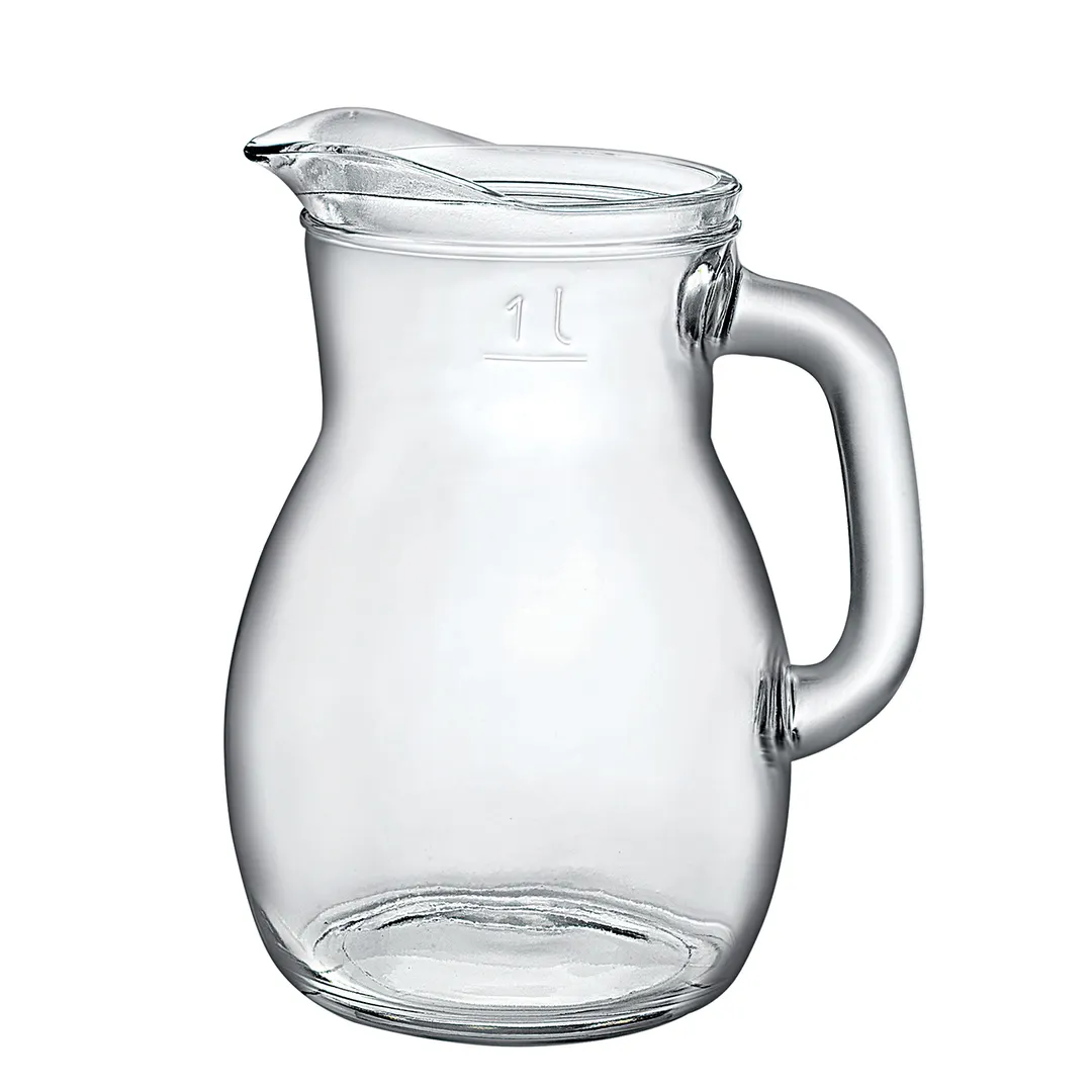 Steelite 4971Q691 Bistrot Glass Pitcher, 10.125 oz, With Handle, No Lid, 3.125" x 4.625", Sold per Dozen