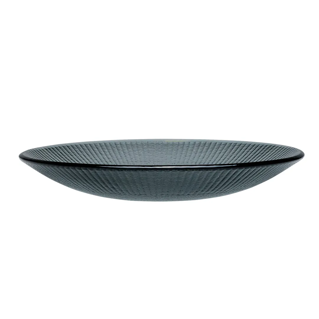 Steelite 6151B449 Gourmet Deep Coupe Glass Bowl, 11", Smoke Gray, Willow Glass, 1 Dozen
