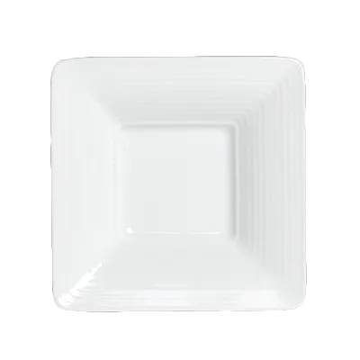 Steelite 6300P083 Square Amuse Bouche Plate, 4", 2.0 oz, Aura, Porcelain, Oven Safe 465°F