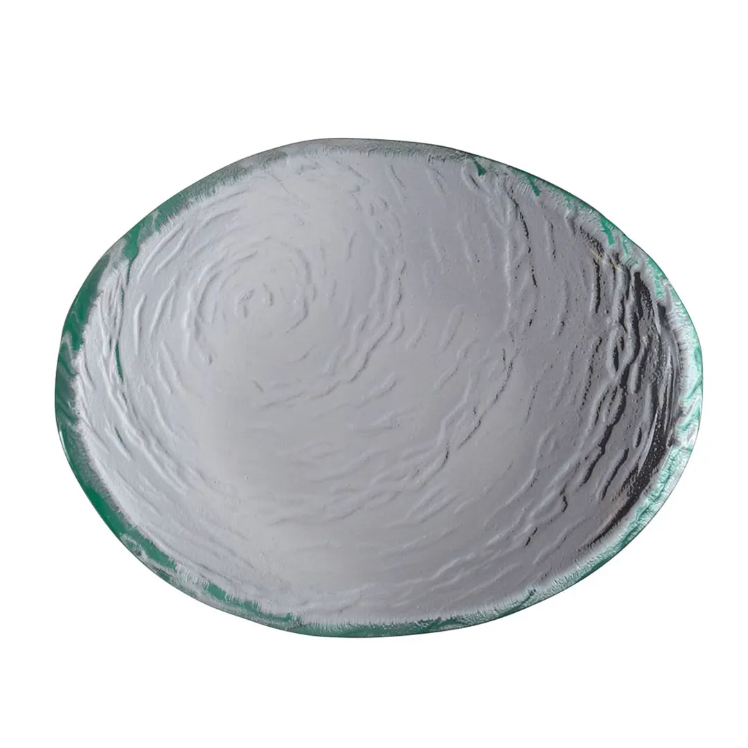 Steelite 6512G376 Clear Glass Oval Bowl, 7.625" x 5.75", 4 oz, Scape Glass, Sold per Dozen
