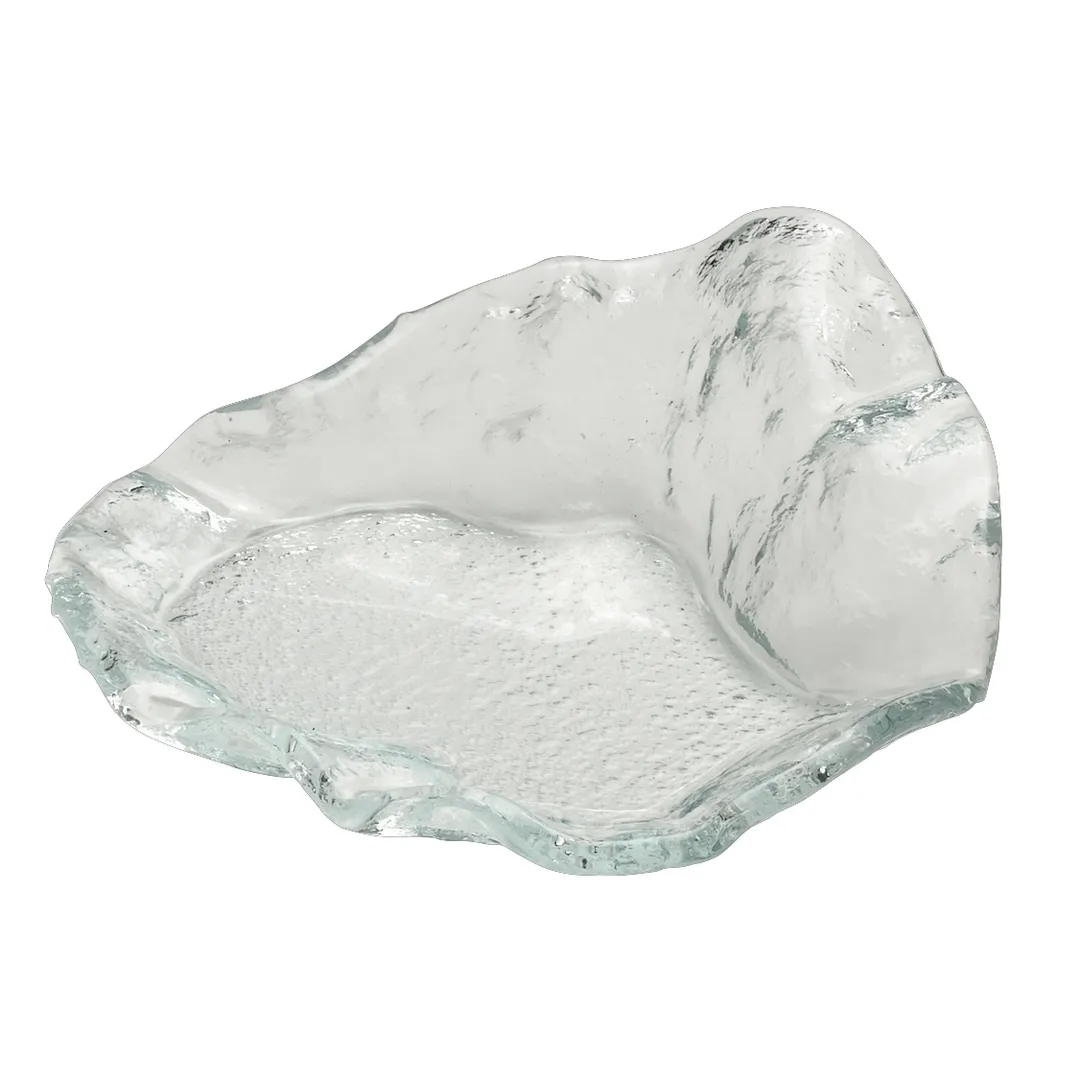 Steelite 6525B430 Venus Glass Plate, 5.75" Free-Form Design, Sold per Dozen