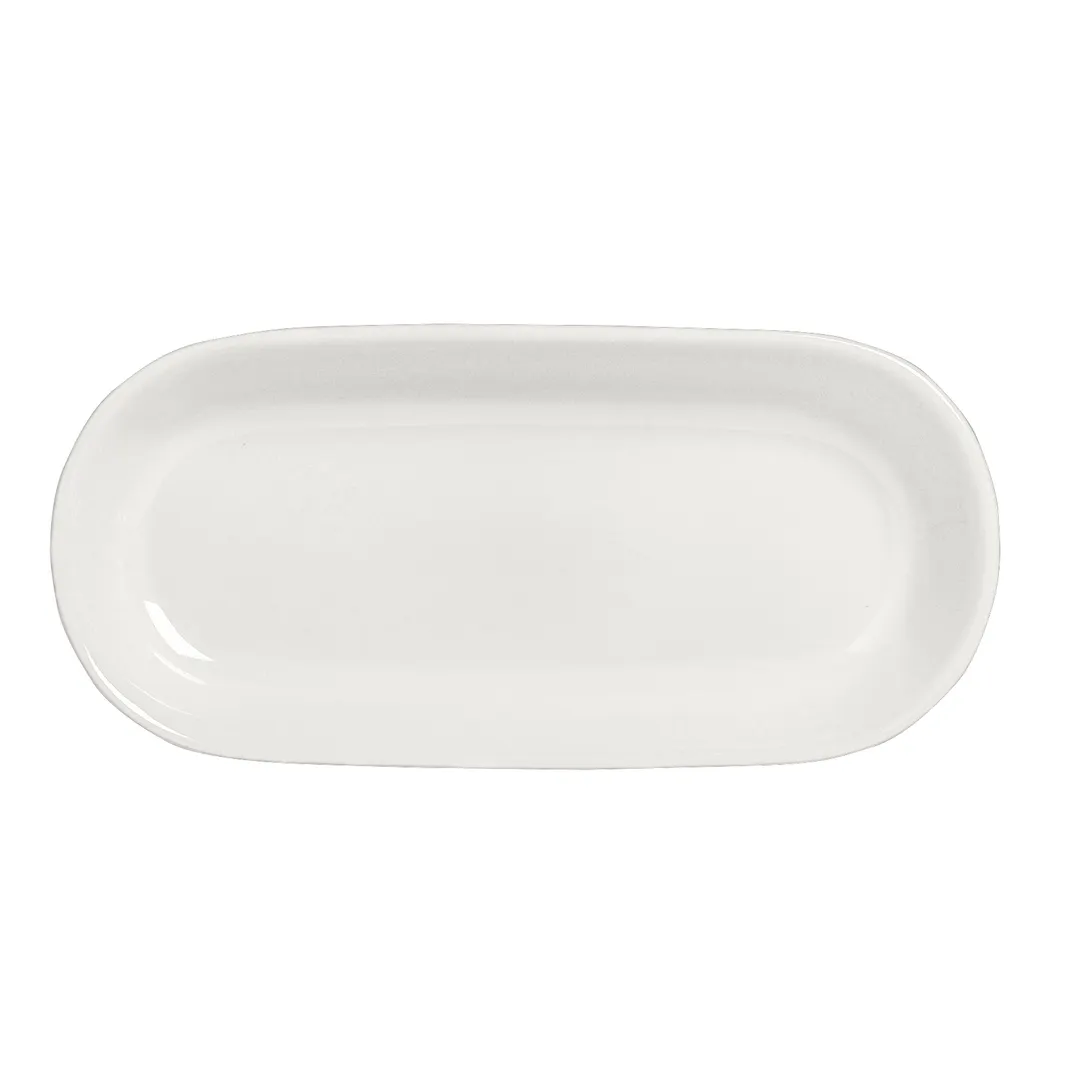 Steelite A100P003 Oval Celery Tray, 7.5" x 3.625", Vitrified China, Oven Safe to 400°F, Sold per Dozen