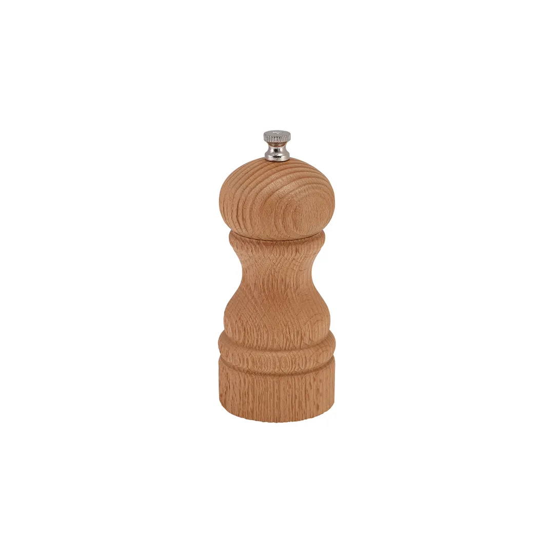 Steelite GWSPWDG13L Salt Pepper Grinder, 5.125" Deep Light Finish, Mixed Materials, 6/Case