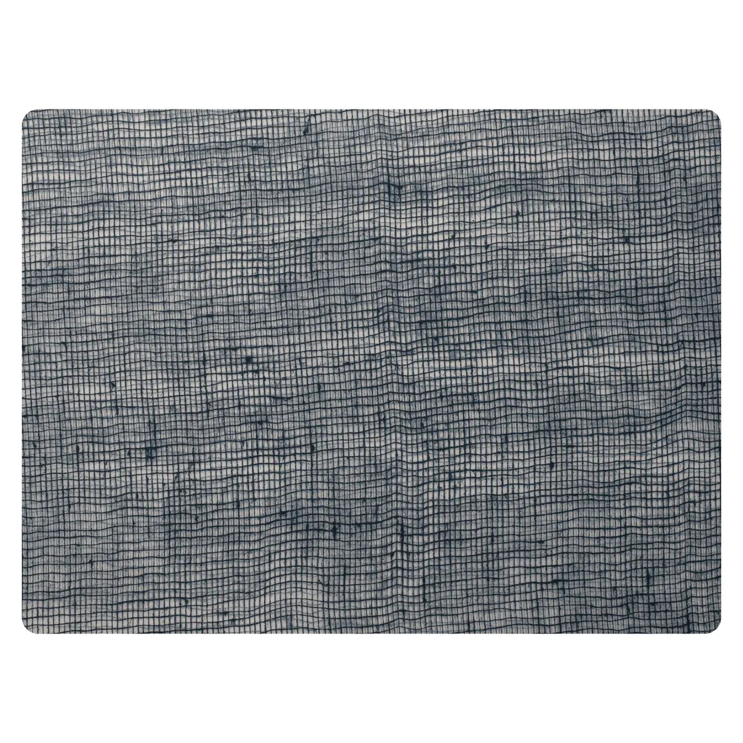 Steelite MTPLLN021216 Denim Blue Rectangular Silicone Finish Placemat 12x16 Inches, Plastic Material, Sold per Dozen