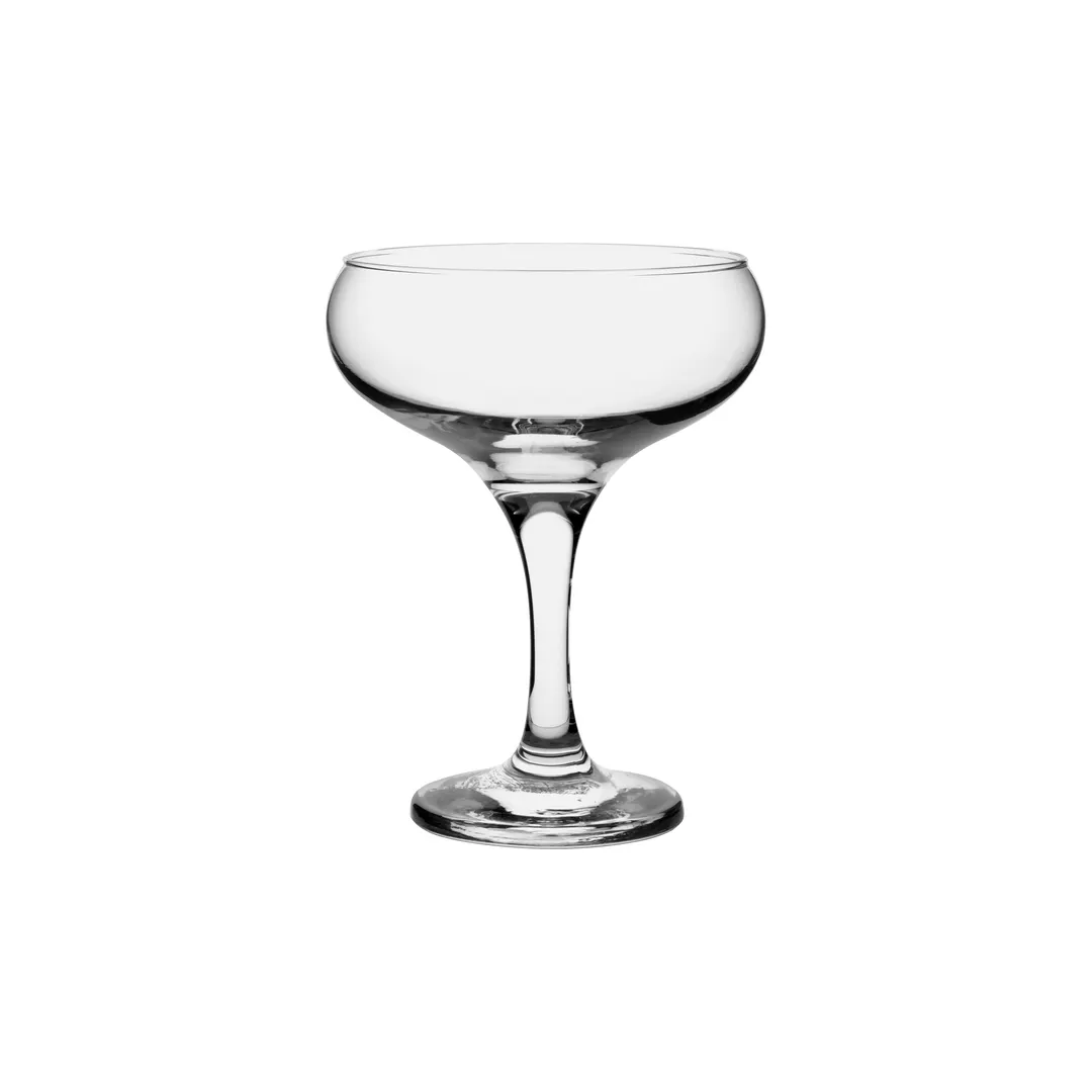 Steelite P44136-24 Capri Coupe Saucer, 9.5 oz, 4.125" x 5.25", Soda Lime Glass, Pasabahce, 1 Dozen