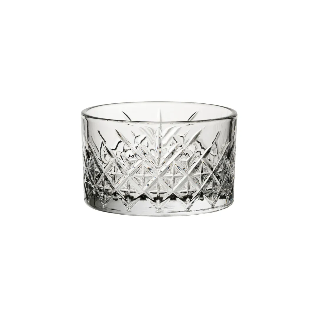 Steelite P530040 7.75 oz Clear Glass Serving Bowl, 2-1/8 H x 3-1/2 Dia, Soda Lime, Pasabahce, 1 Dozen