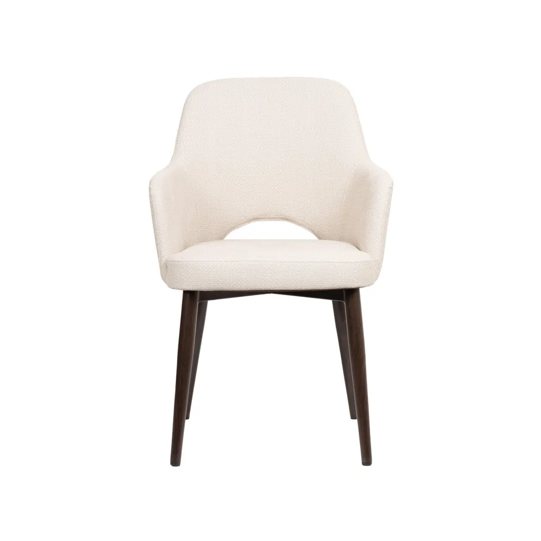 G & A 2811 Upholstered Square Back Stackable Banquet Chair, 12 Gauge Aluminum