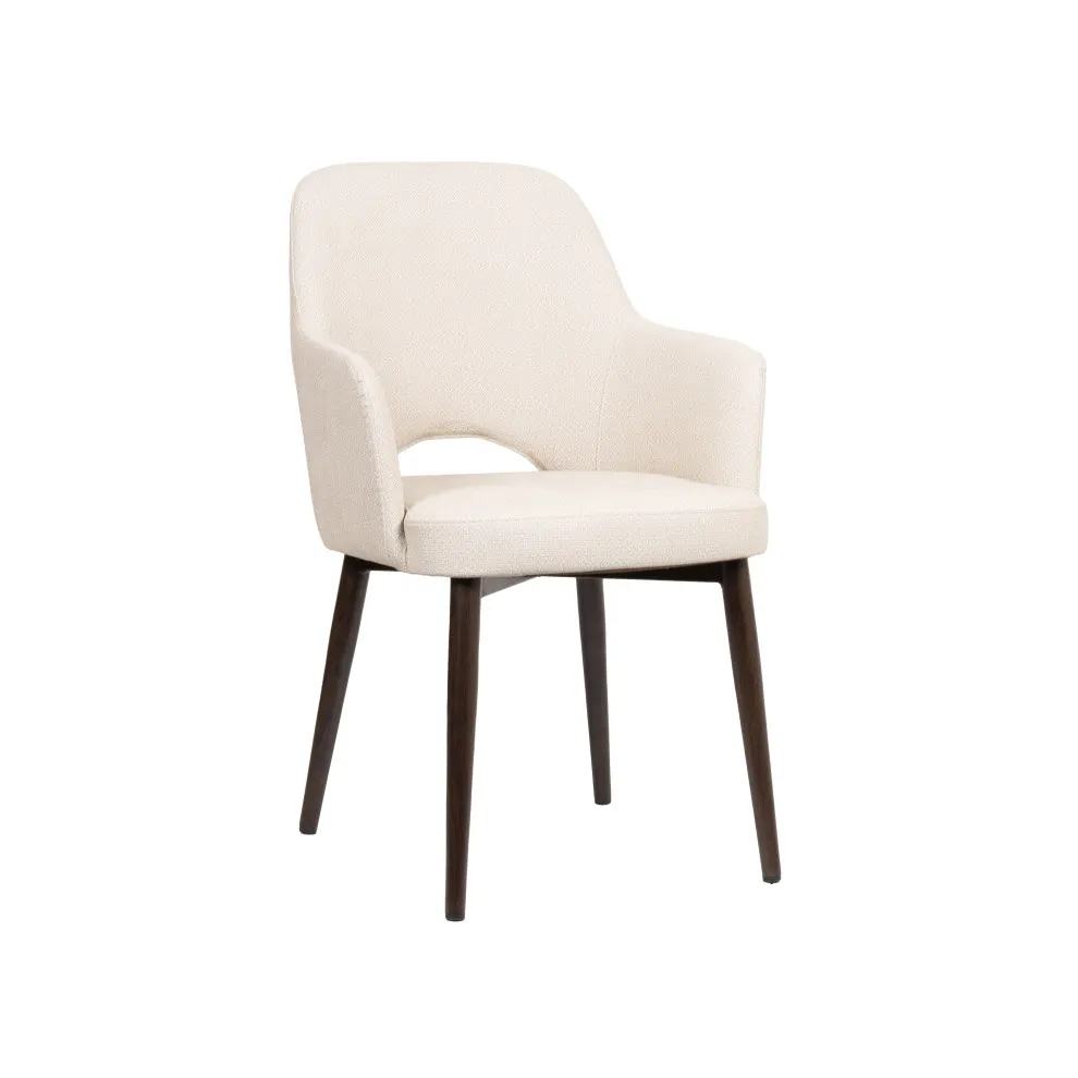 G & A 2811 Upholstered Square Back Stackable Banquet Chair, 12 Gauge Aluminum