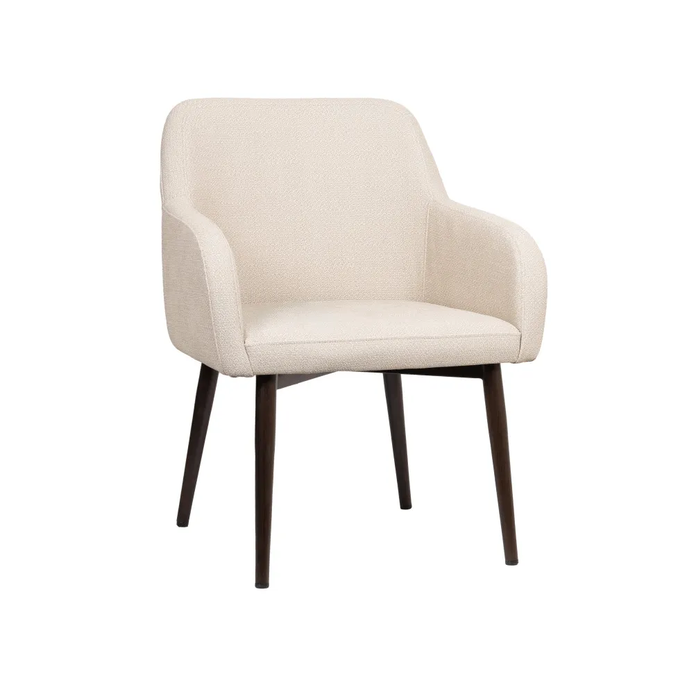 G & A 2813 Delray Banquet Arm Chair, Upholstered Square Back & Seat, 12 Gauge Aluminum