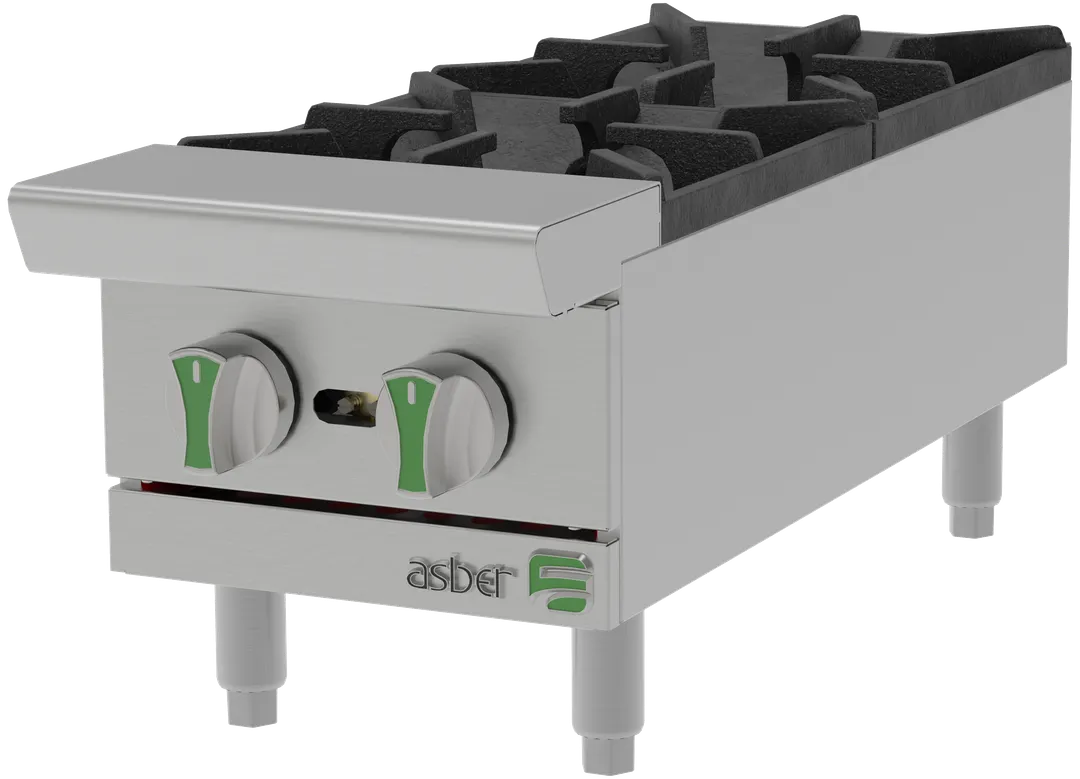 Asber AEHP 2 12 EM Gas Countertop Hotplate