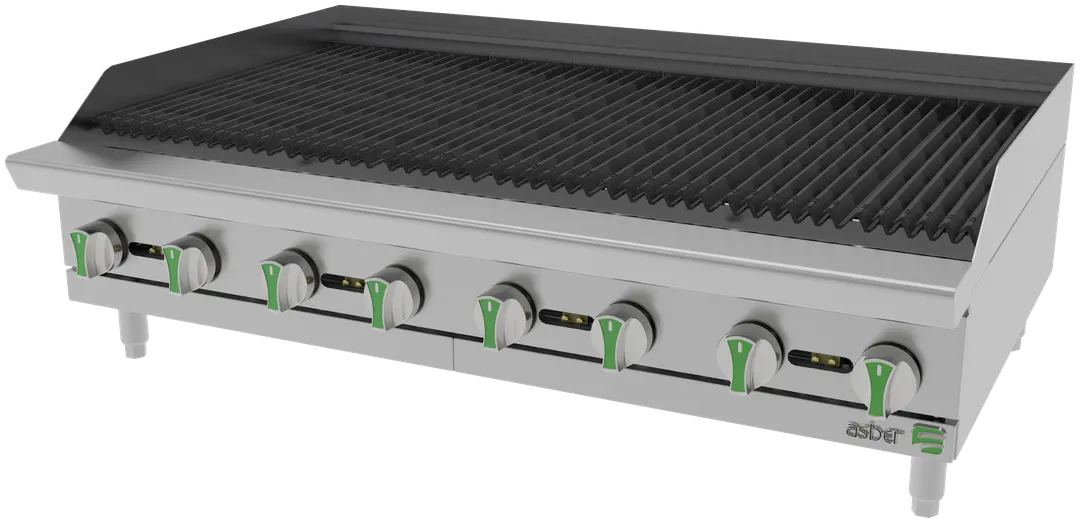 Asber AERB 48 EM Countertop Gas Charbroiler