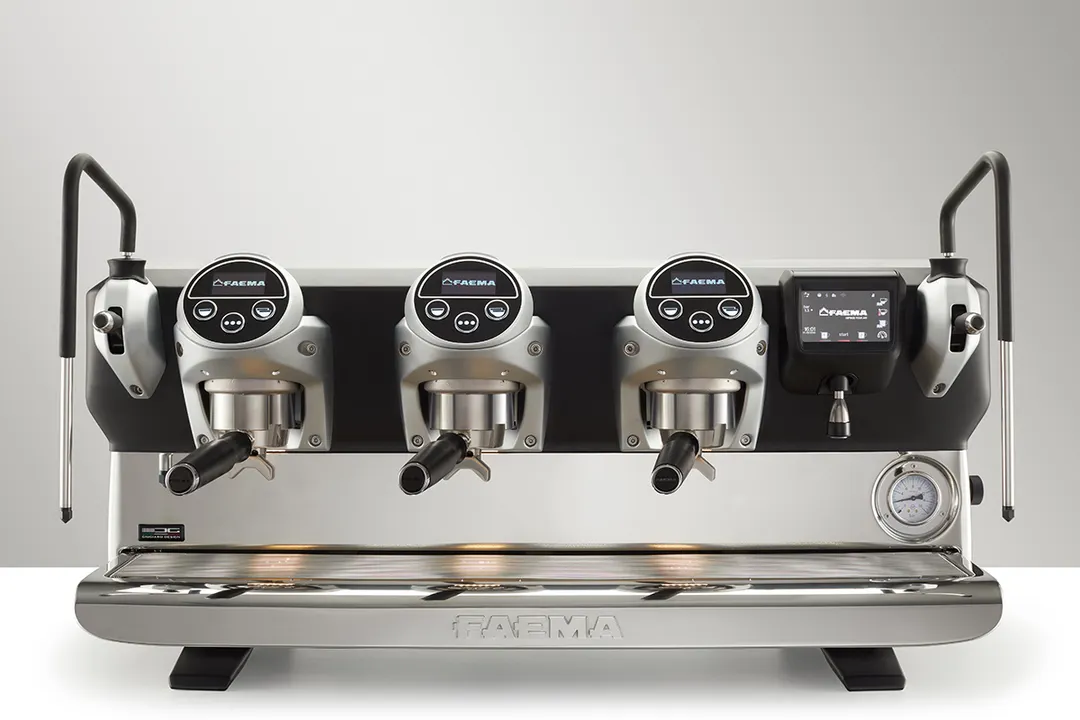 Cimbali E71E GTI A/3 NF - 3P Faema Coffee Machine, 40.7"W, 24.37"D, 19"H