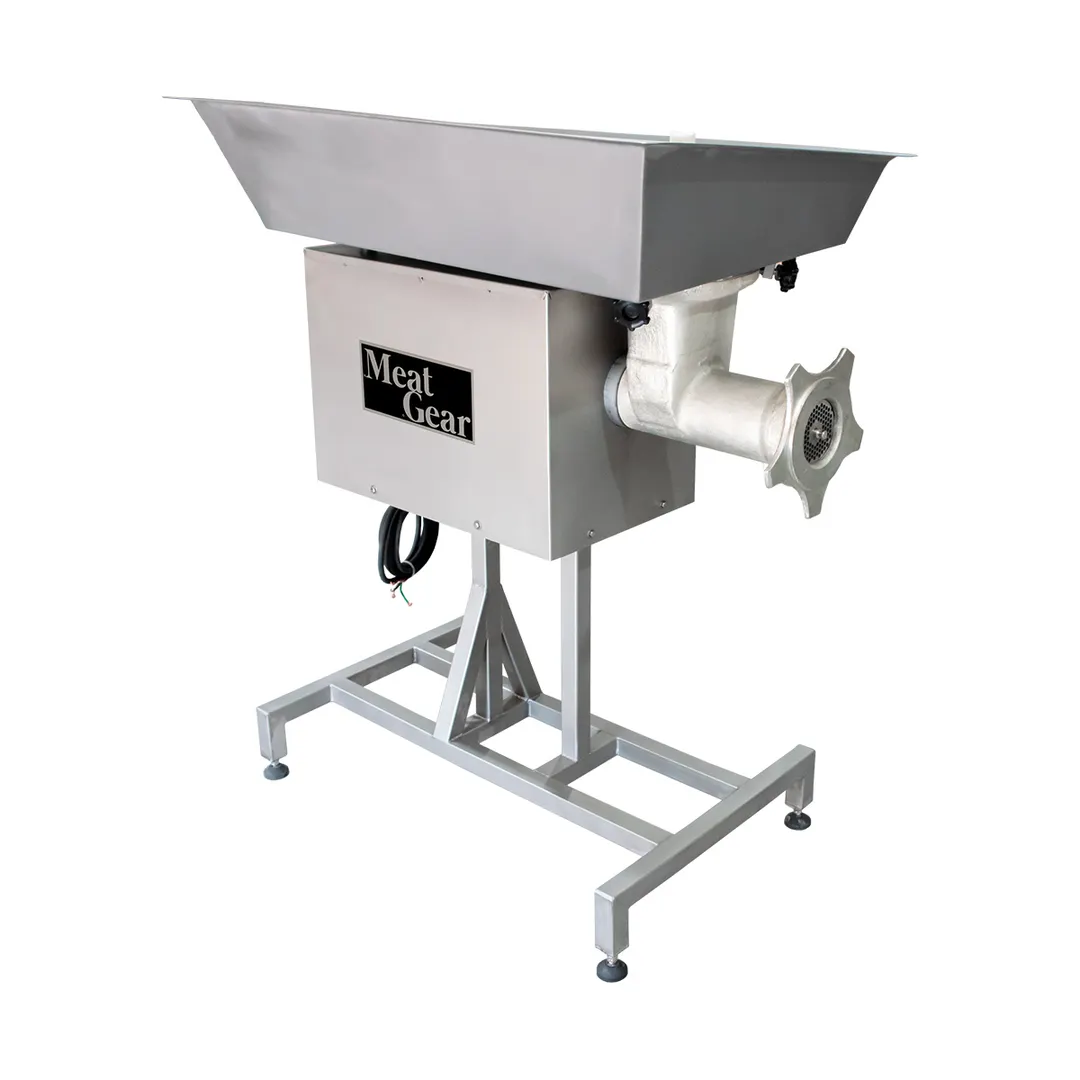 Concasse MO32AI-PE Electric Meat Grinder – 32‑Hub, 3300 lb/hr, 5 HP/3‑Ph, Fixed Safety Guard, Stainless Steel Tray