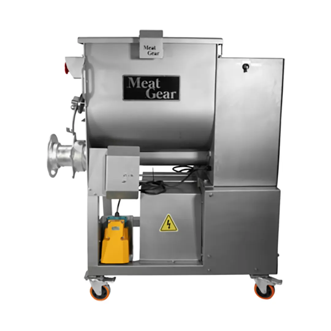 Concasse MOM32AC 32‑Gear Meat Grinder – 50‑55 lb/hr, 130 lb Hopper, Cast‑Iron, Pedal‑Operated, BNIR32 Knife, 7.5 HP/3‑Ph