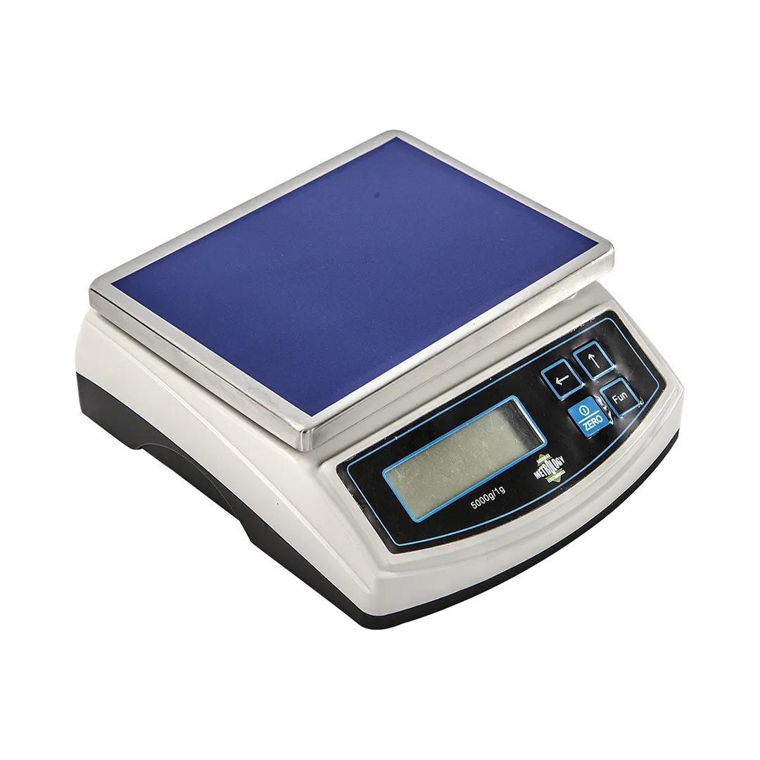 Concasse BCH5000 Portion Scale – 10lb Capacity, 0.001lb, 7"×5.5" Stainless Steel Platform, LCD Tare&OverUnder
