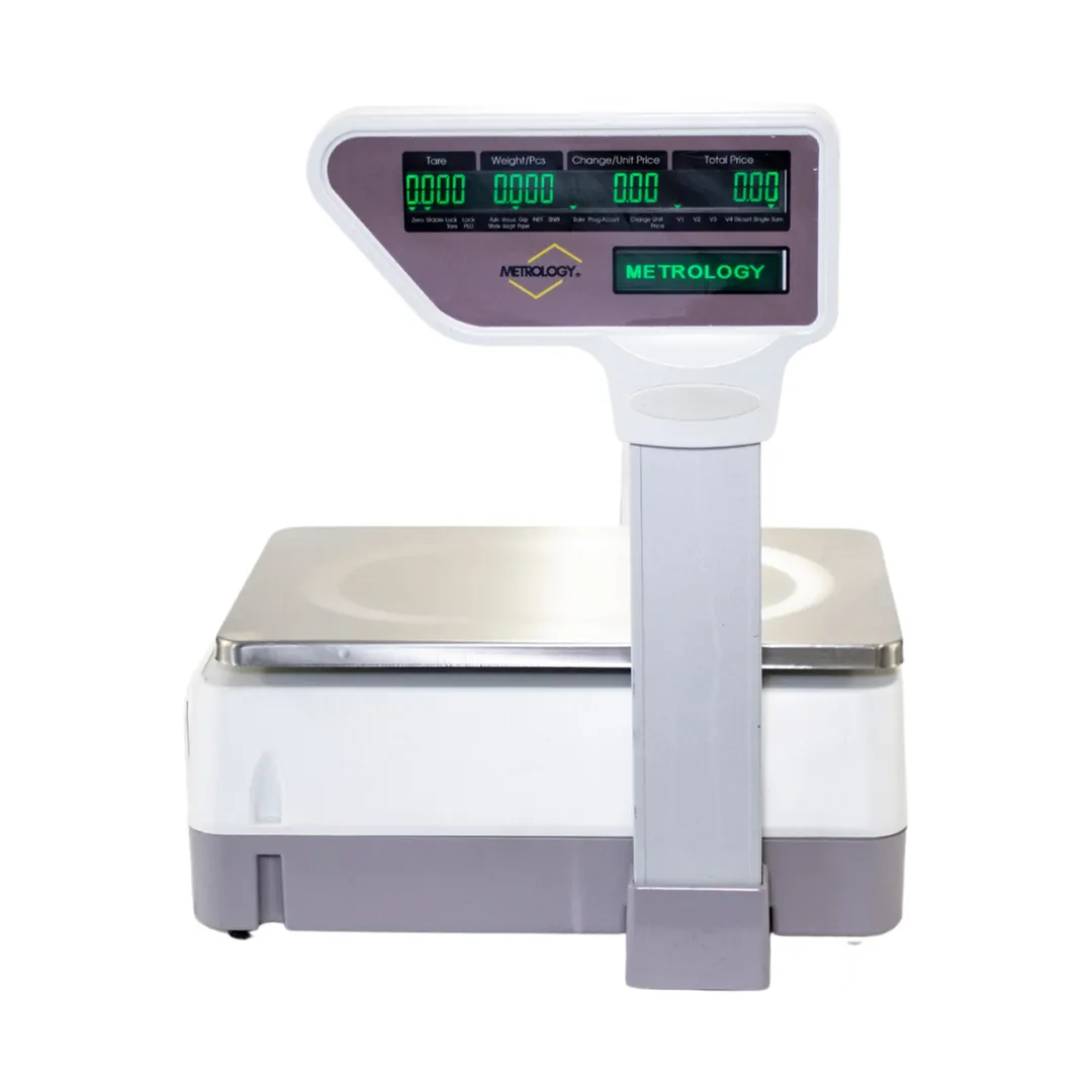 Concasse MEGABIE60P Countertop Scale, 60lb/0.02lb, LCD, Wi-Fi, Thermal Print, 80 Keys, Barcode Labeling