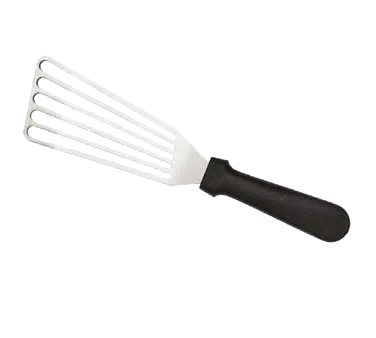 American Metalcraft PSFSP Fish Spatula, 6-1/2" x 2-7/8" Slotted Steel Blade, Black Plastic Handle