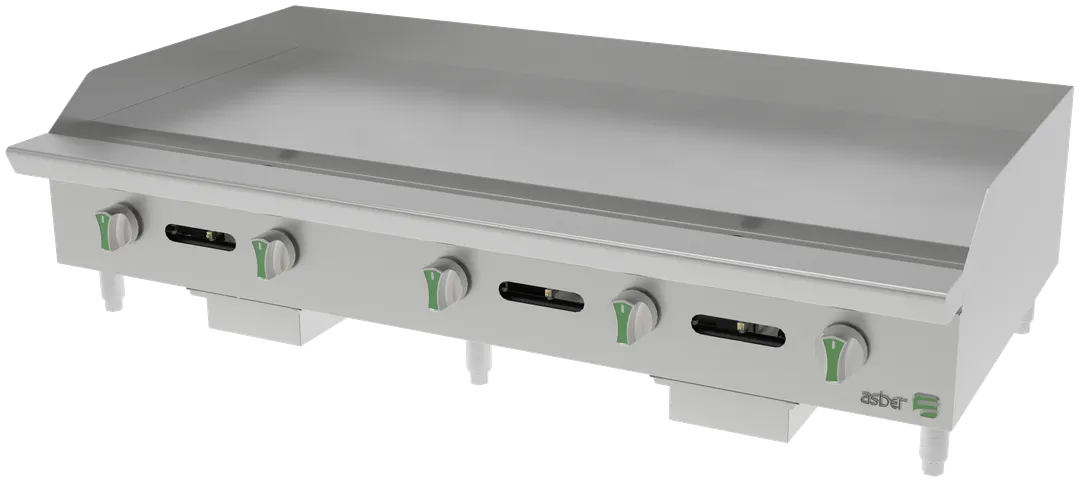 Asber AEMG 60 EM Countertop Gas Griddle / Hotplate