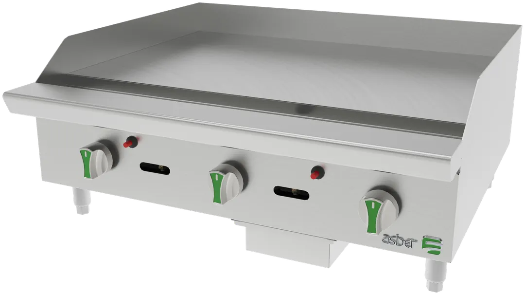 Asber AETG 36 EM Countertop Gas Griddle / Hotplate