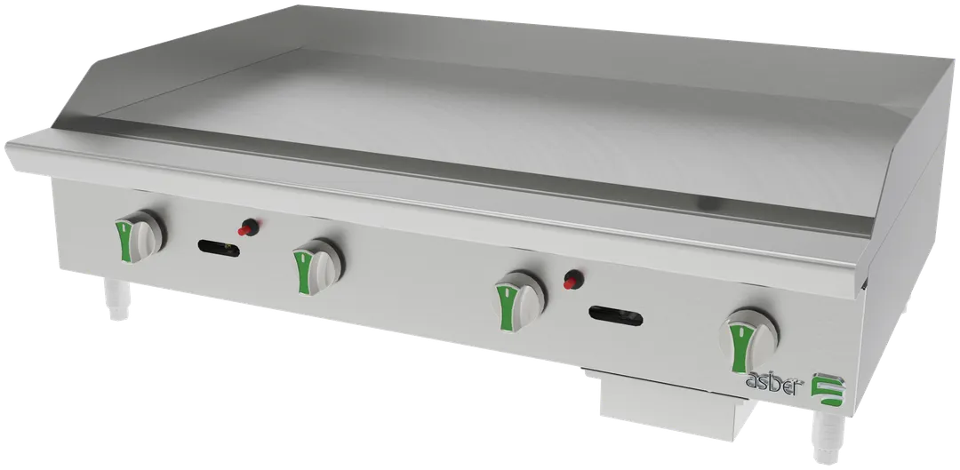 Asber AETG 48 EM Countertop Gas Griddle / Hotplate