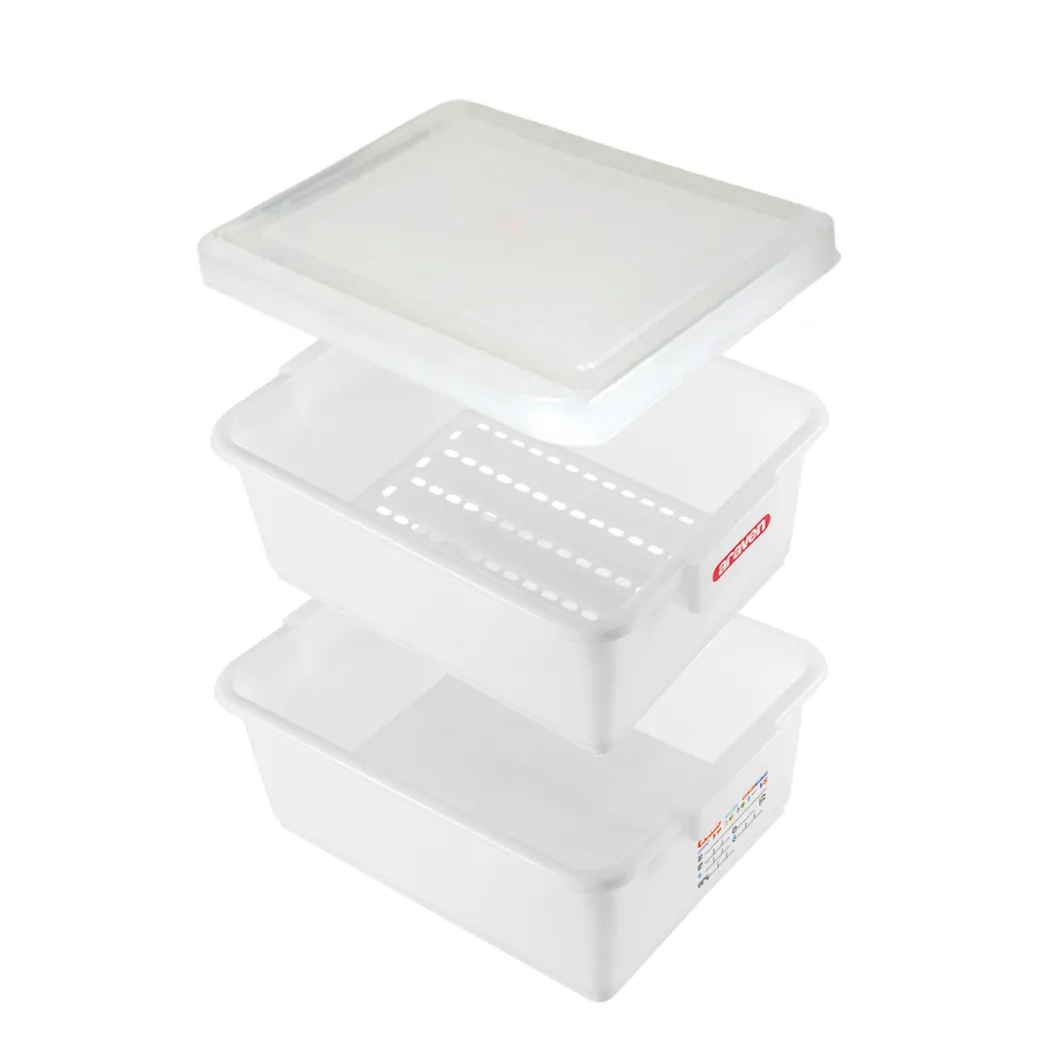 Carlisle 01260 Defrost Box, 37 Qt (9 Gal), 20‑7/8" × 15‑5/8" × 8‑7/8", White HDPE, NSF, 194°F‑‑40°F