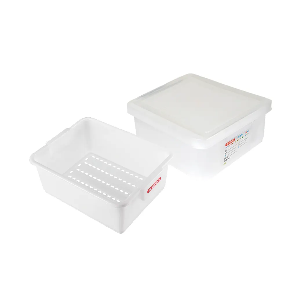 Carlisle 01260 Defrost Box, 37 Qt (9 Gal), 20‑7/8" × 15‑5/8" × 8‑7/8", White HDPE, NSF, 194°F‑‑40°F