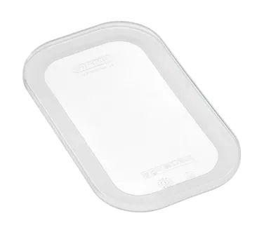 Carlisle 91813 Araven GN 1/4 Lid, Clear Silicone, Airtight Stackable, -40°F to 392°F, HACCP Compliant