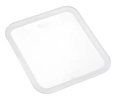 Carlisle 91815 GN 1/2 Square Silicone Lid, Clear Airtight Stackable, -40°F to 392°F, HACCP Compliant
