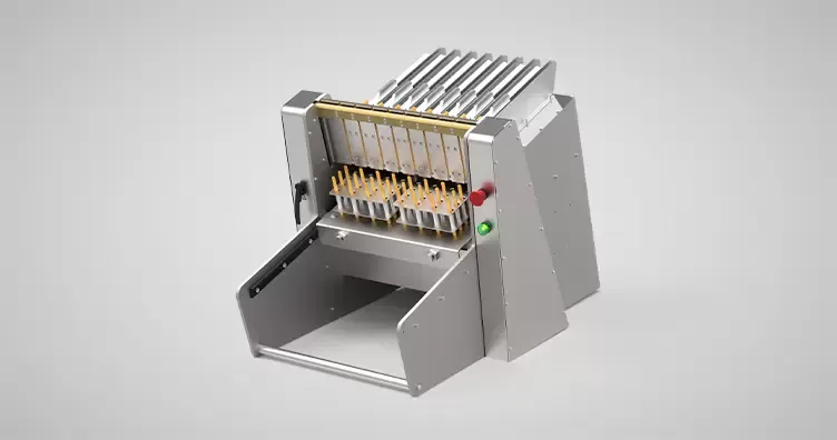 Finamac ALIGNER 4X28 Popsicle Stick Aligner, 220V 0.3 kW, 3000‑6000 Sticks/Hour, 90% Labor Savings