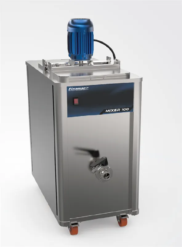 Finamac MIXER 100 Isothermal Flavor Tank, 100 L, AISI SS, 2" SMS Tap, 1.5 kW, 220‑380 V 3‑Phase