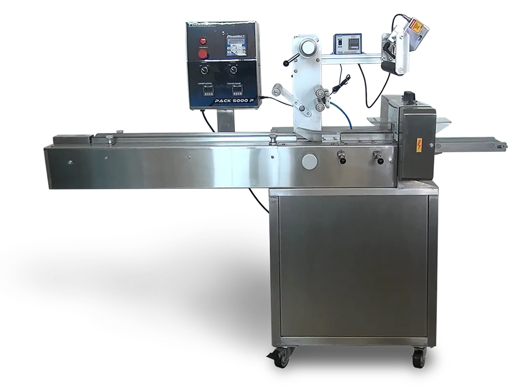 Finamac PACK 5000 Machine, AC Motors, 80 ppm, BOPP Film Length, 220V 1.5 kW, 29.5"W x 57.1"D x 84.7"H