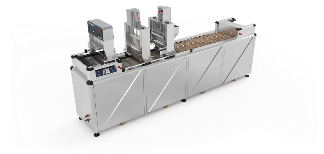 Finamac POPLINE Batch Freezer - 30-Mould Ice Pop Maker, 23 kW, 220/380 V 3-Phase, 5-6 k/hr, Wheels