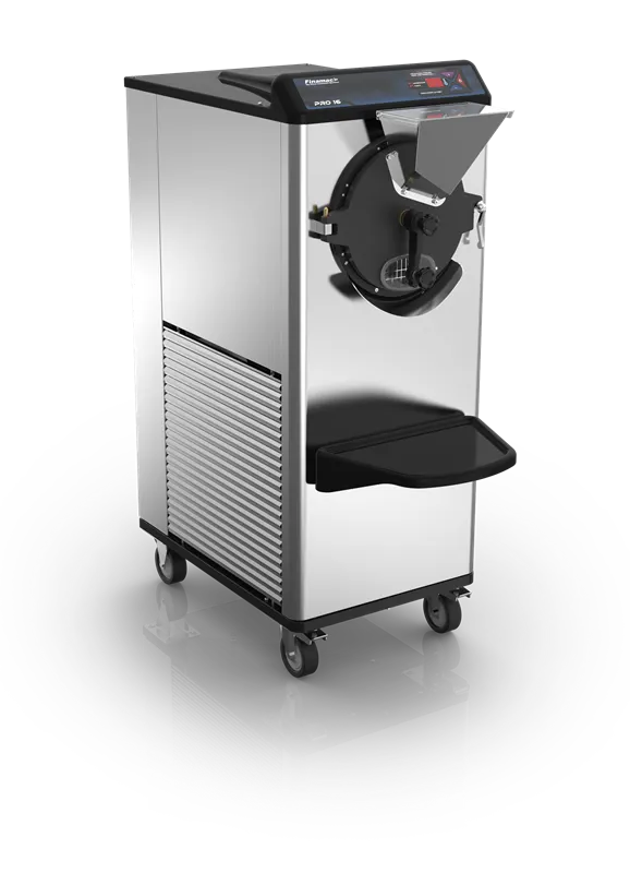 Finamac PRO 16 Ice Cream Batch Freezer - 12 L, 120 L/hr (27 gal), Tripod Scraper, 4.8 kW, 220/380 V