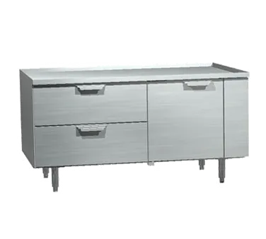 La Rosa Refrigeration 3350-RF 49" 2 Drawers Freezer Chef Base, Marine Edge, (2) 12 x 20 pans