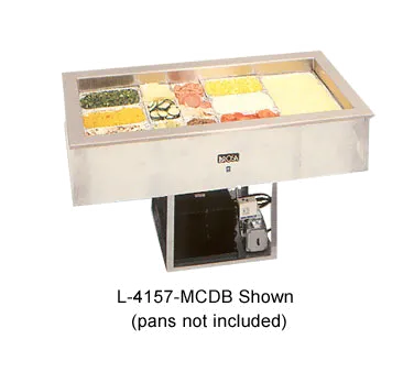 La Rosa Refrigeration 4157-MCDB Refrigerated Drop-In Cold Food Well Unit