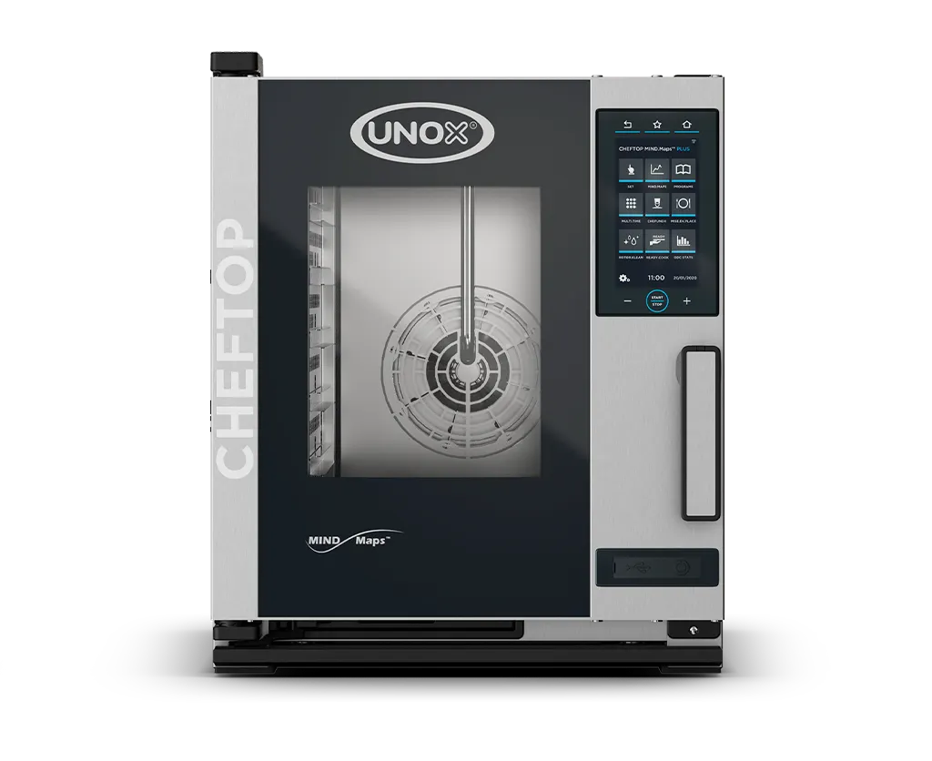UNOX XACC-0513-MPRM Half Size 5 Pan Electric Combi Oven w/ Touchscreen, 208/240V