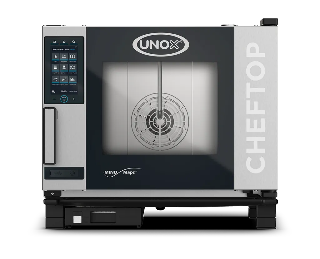 UNOX XAVC-0511-MPLM Half Size 5-Pan Electric Combi Oven w/ Touchscreen, Left-Hinged Door, 208/240V