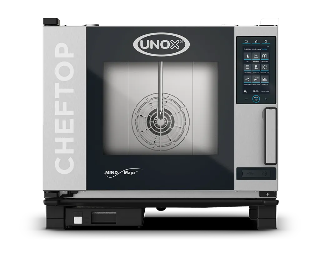 UNOX XAVC-0511-MPRM Half Size 5 Pan Electric Combi Oven w/ Touchscreen, Left Hinged, 208/240V