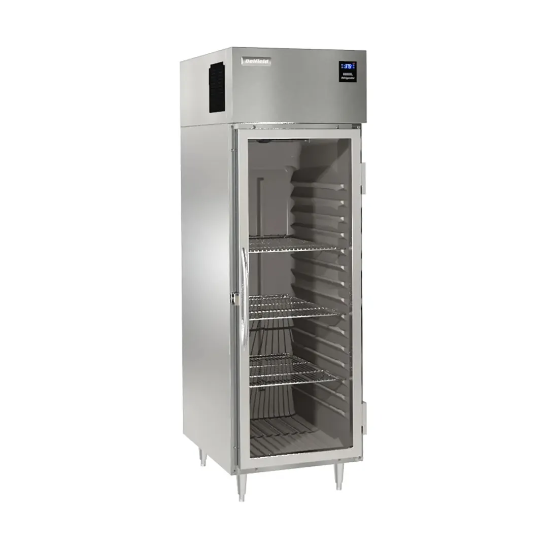 Delfield 6025XL-G 27" 1-Glass Door Reach-In Refrigerator, 15.1 cu. ft., Top Mounted