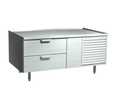 La Rosa Refrigeration 3054-SR 54" 2 Drawers Refrigerated Chef Base, Marine Edge Top